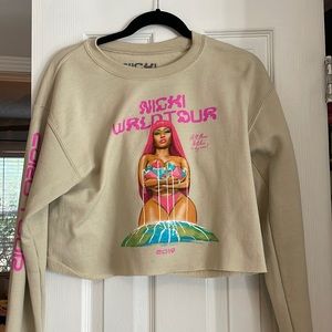 Nicki Minaj world tour cropped sweater